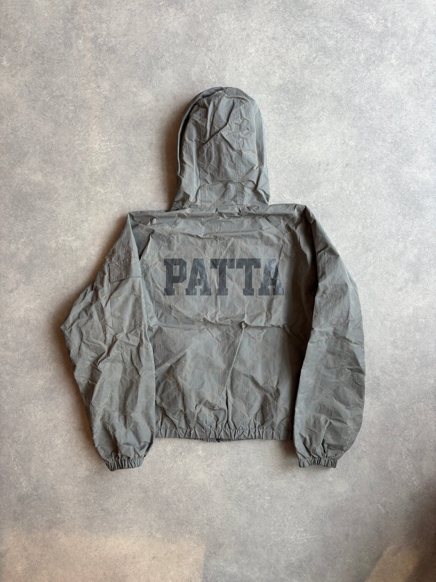 Patta Gray Refelctive Digi Camo Utility Jacket M