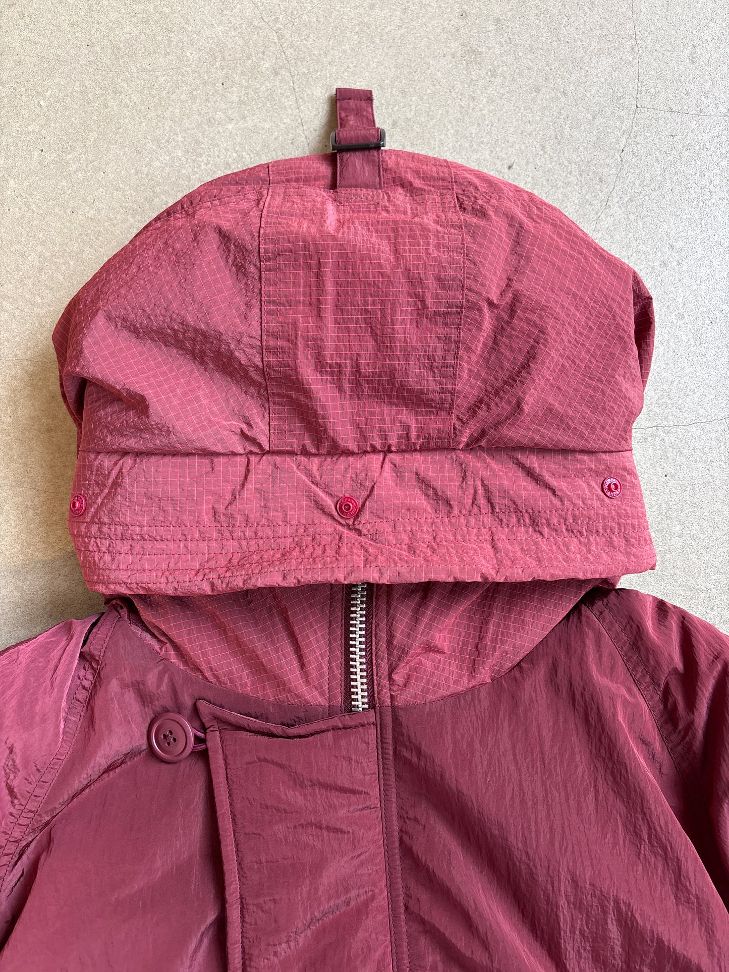 Palace P-2B Short Parka Burgundy