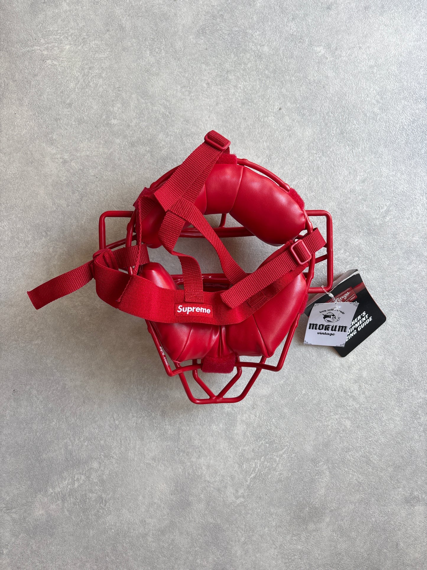 Supreme Rawlings Catcher's Mask Red SS18