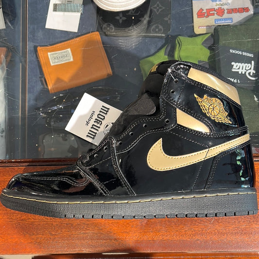 Jordan 1 High Black Metallic Gold (2020) Black EU 40.5