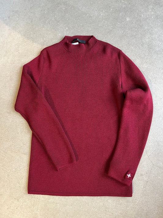 Stone Island Denim Knit Red XXL