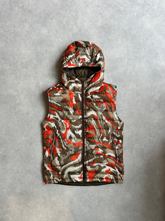 Moncler Patrick Down Vest Camo Large