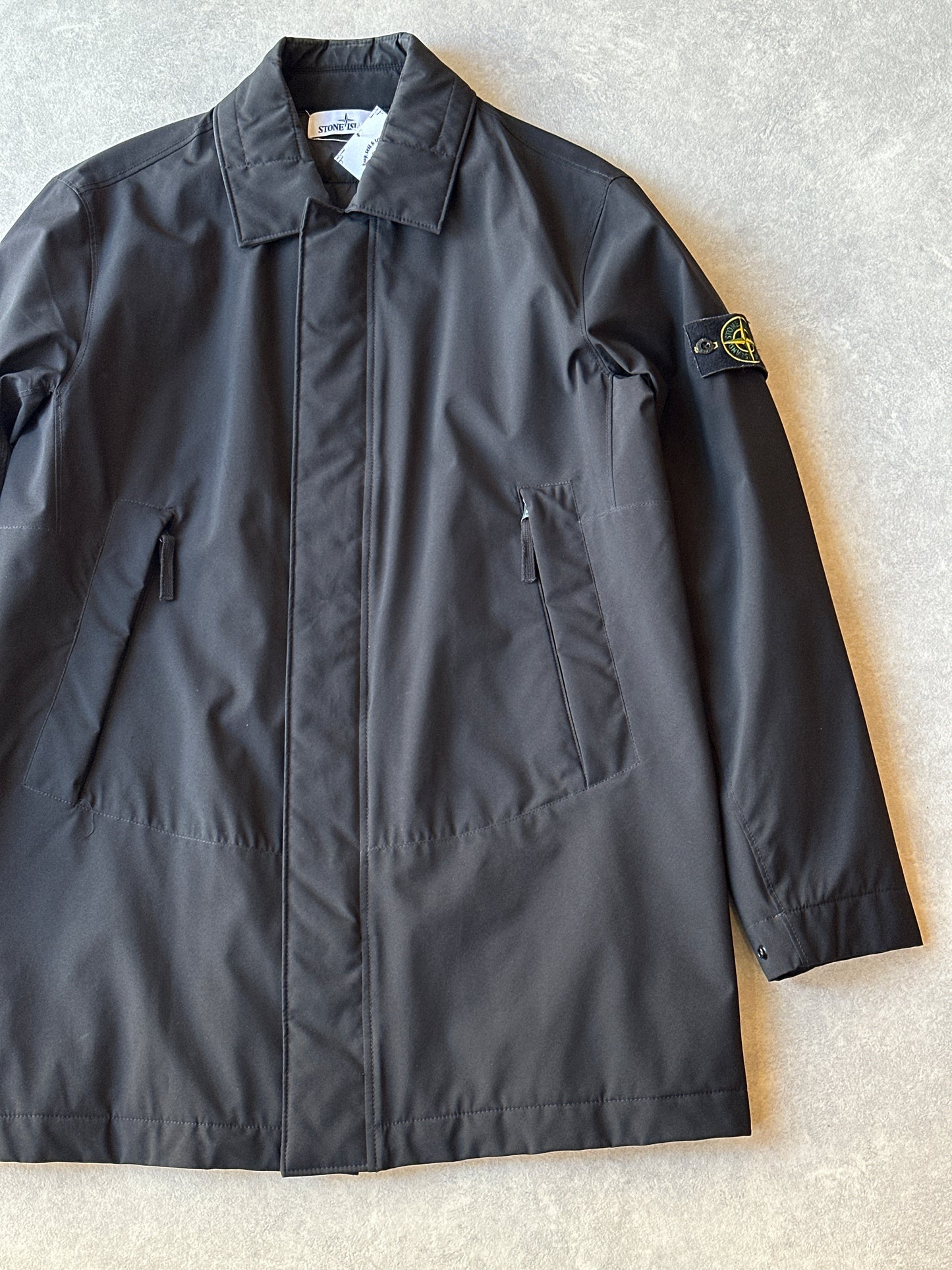 Stone Islands Primaloft Soft Shell-R Trench Black Large