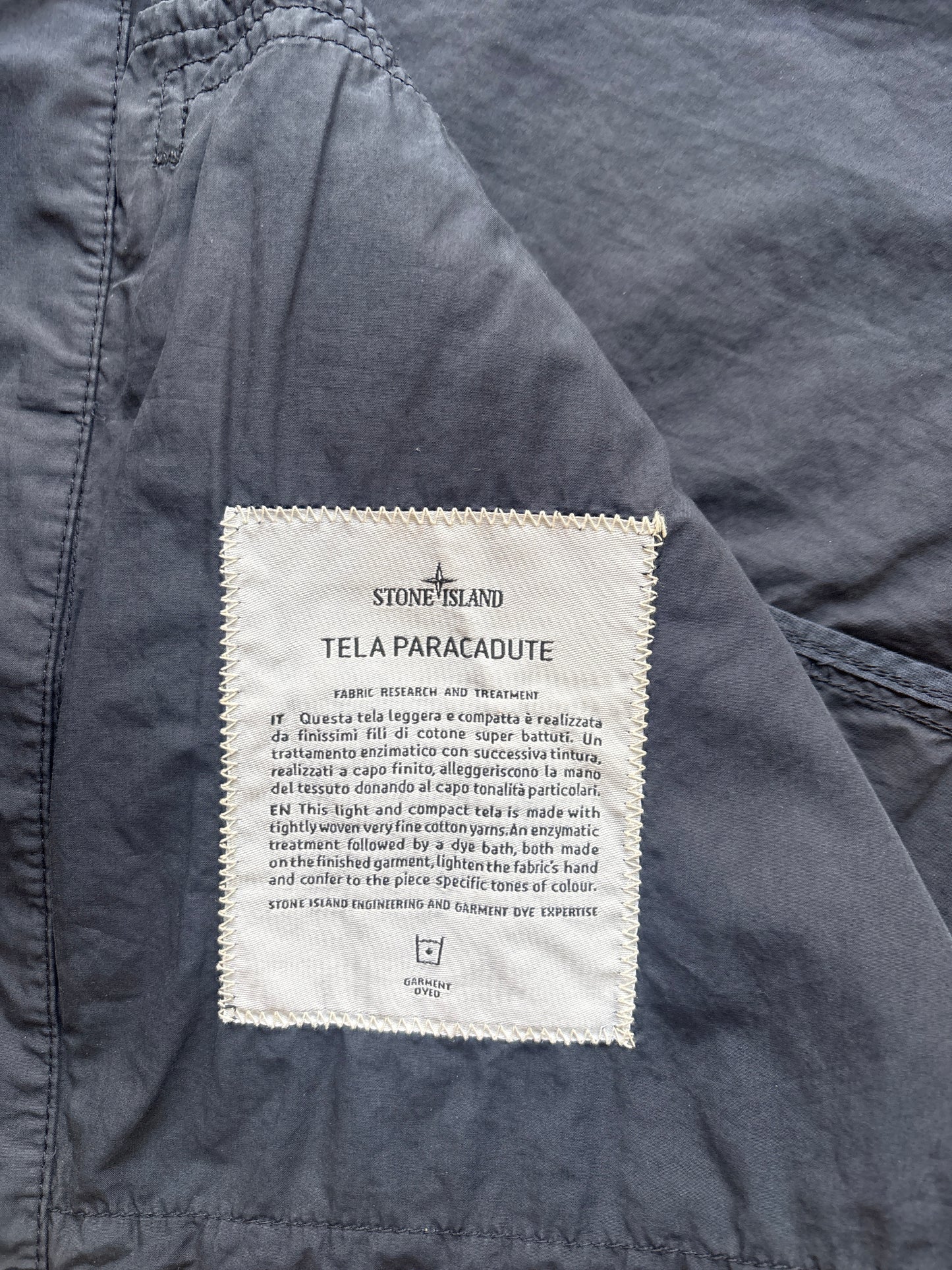Stone Island Tela Paracadute Blazer XL Navy