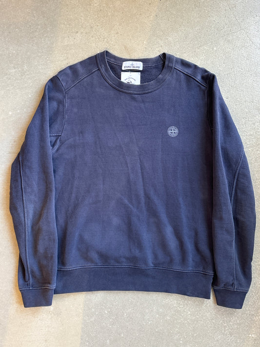 Stone Island Sweater Back Logo Navy M