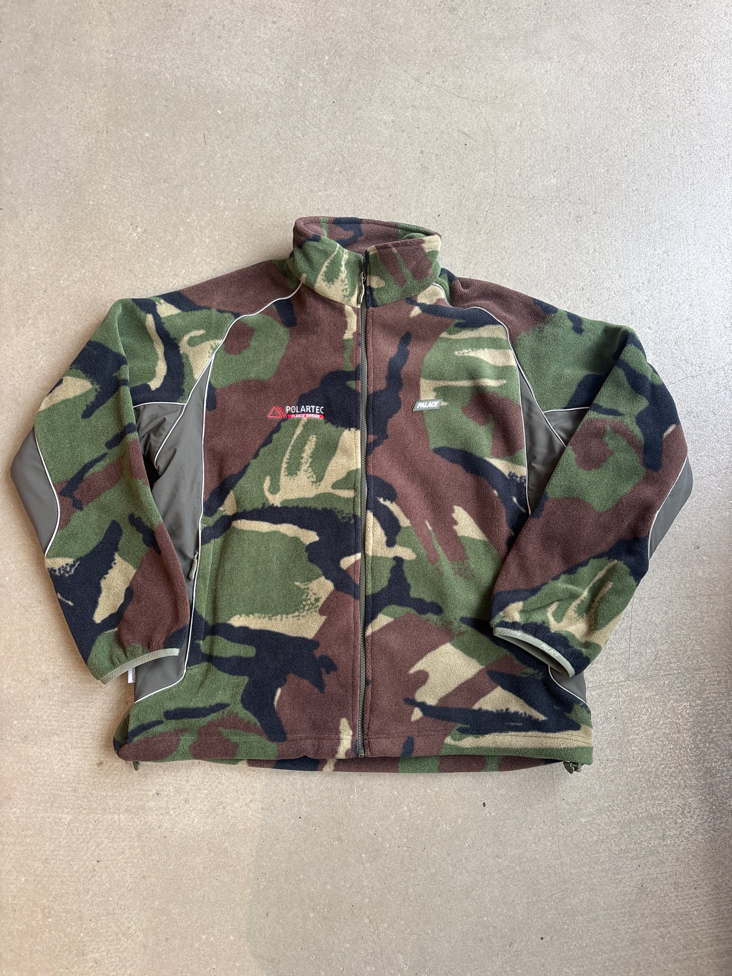 Palace Polartec 3M Track Jacket Woodland DPM L