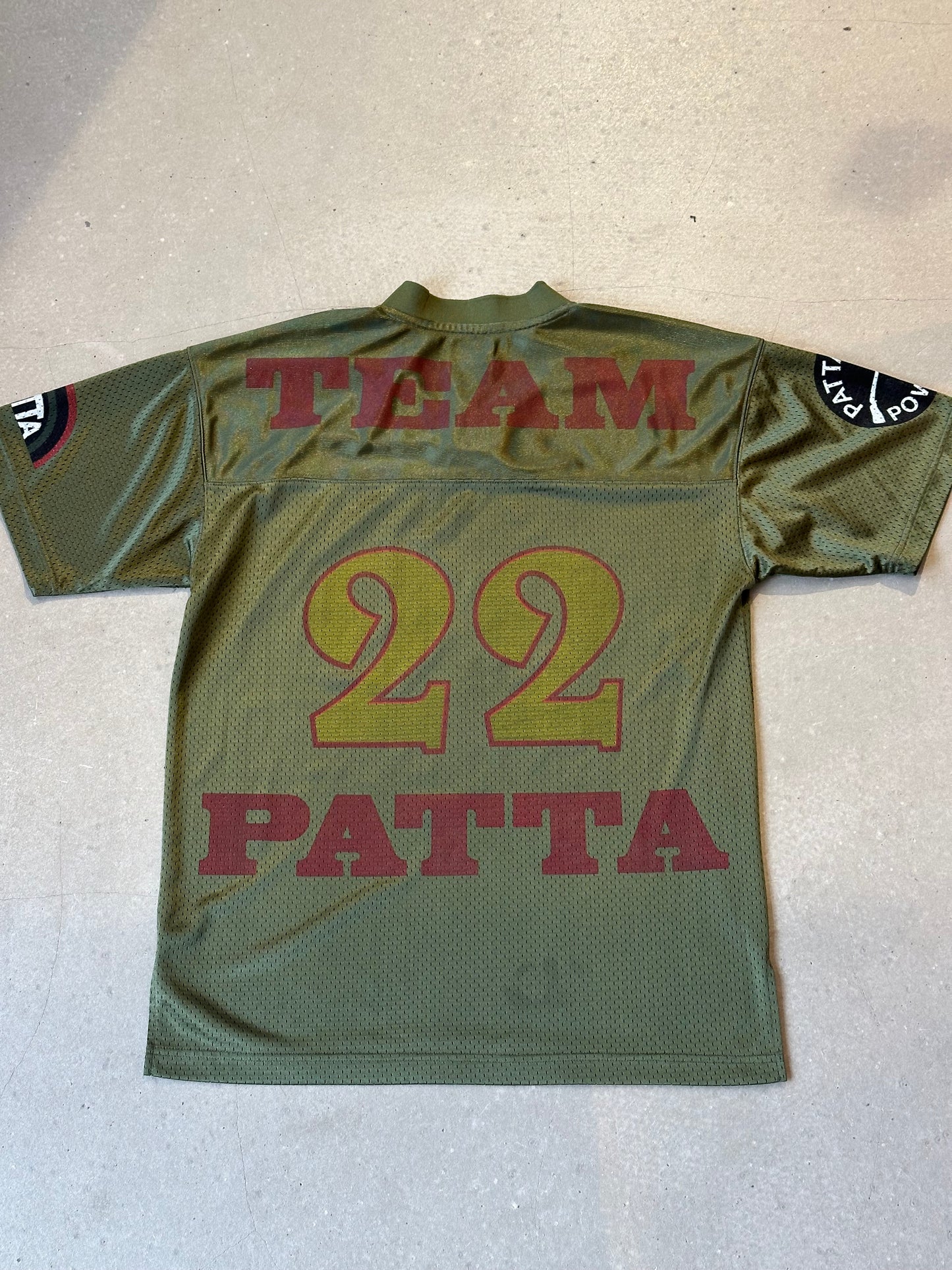 Patta Lobi Lobi Mesh Tee Green Small