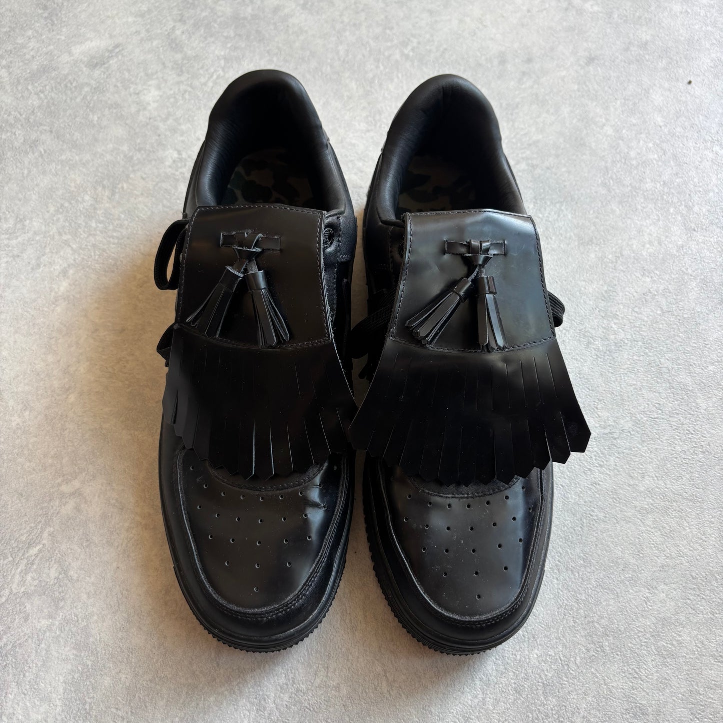 Bapesta Quilt Tassel Black 45