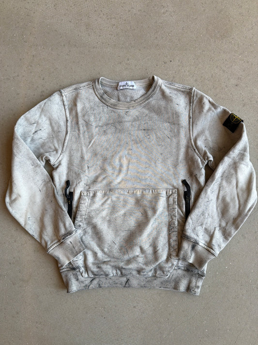 Stone Island Junior Crewneck Grey marble Size 10Y / 142