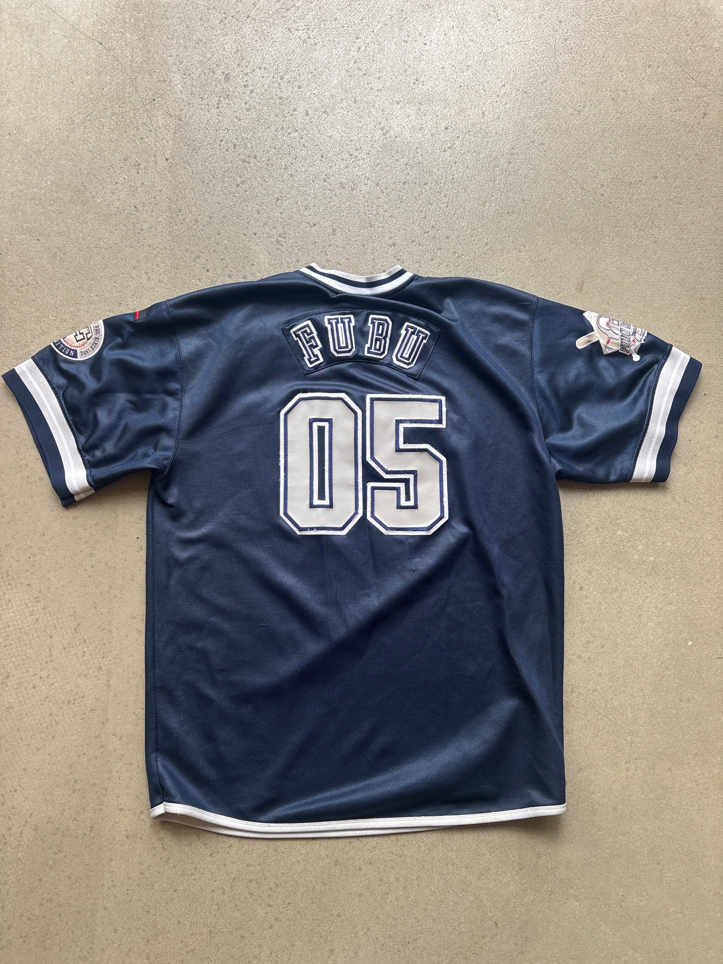 Vintage Fubu Canada Jersey Navy XL