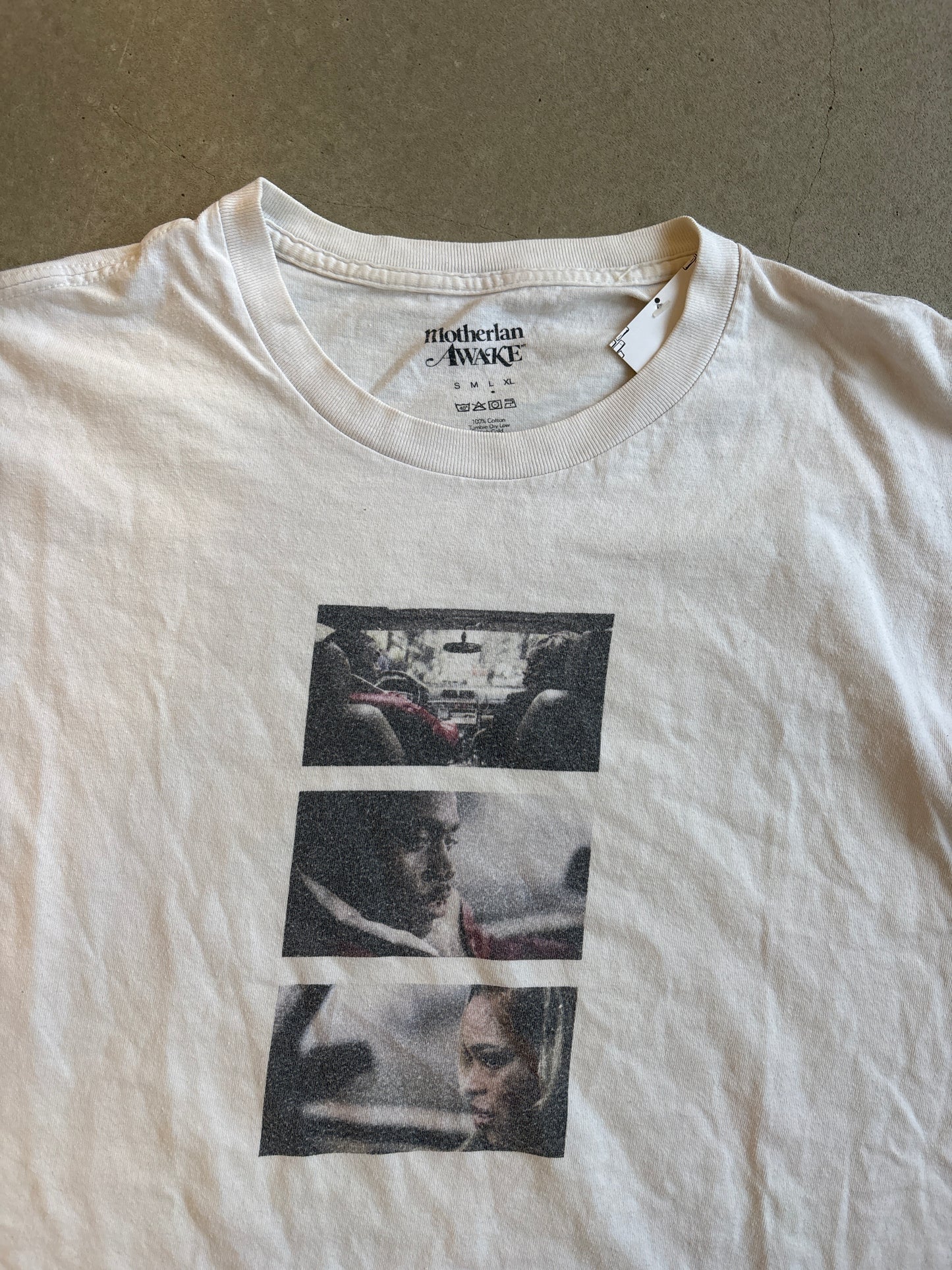 Awake NY X Motherlan Photo Tee White Large