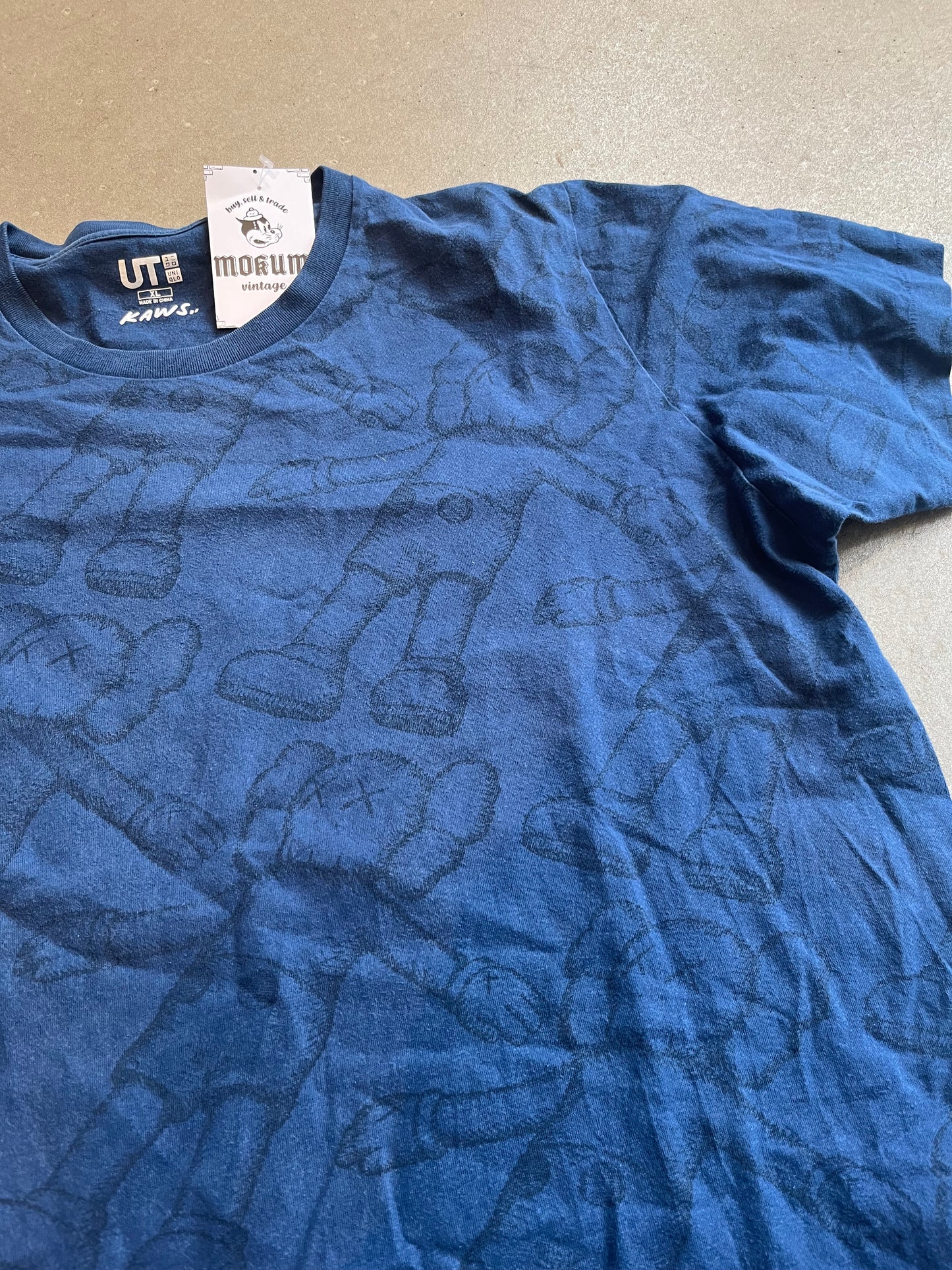 Kaws x Uniqlo Blue XL