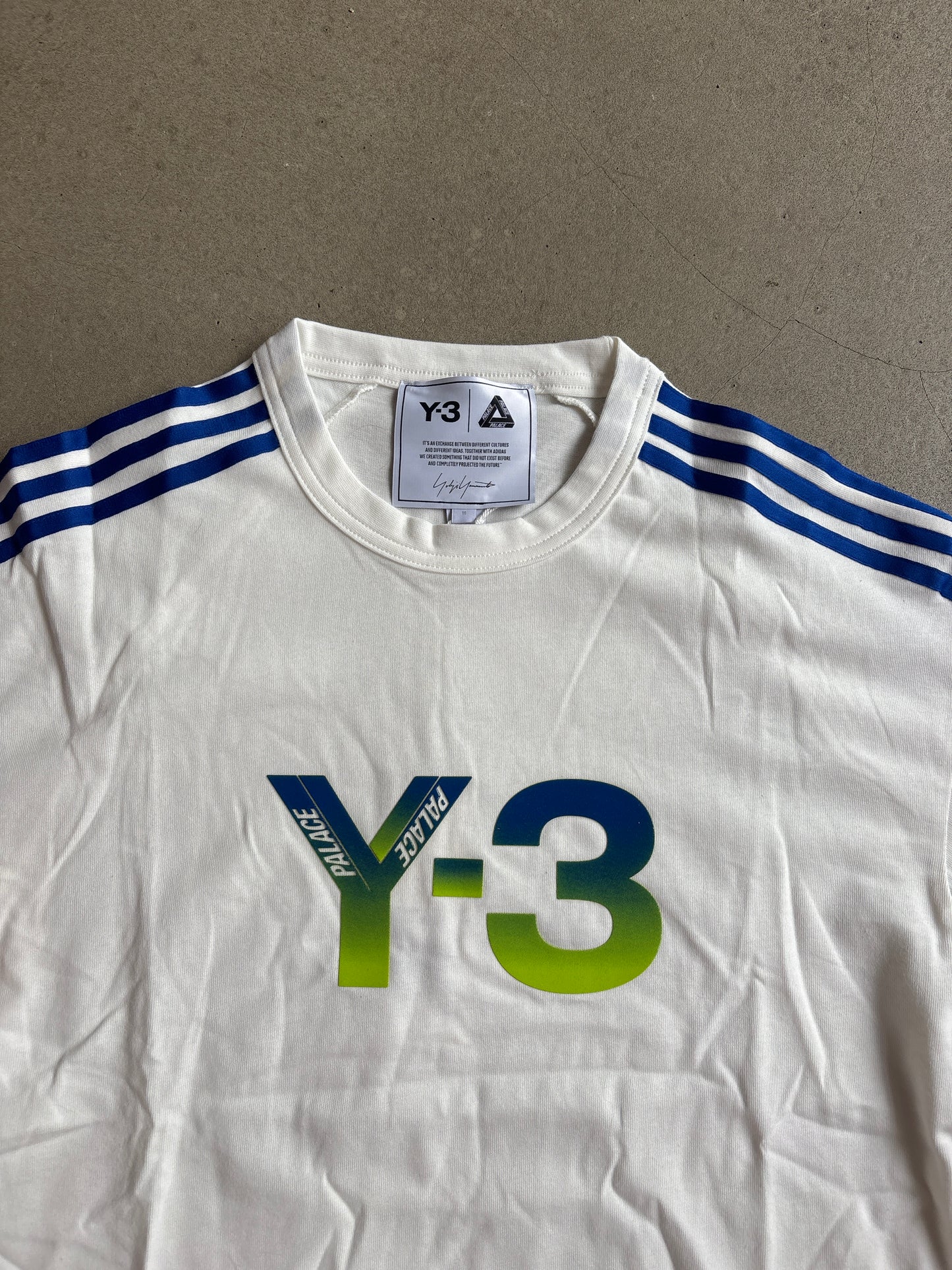 Palace Y-3 Logo T-Shirt White
