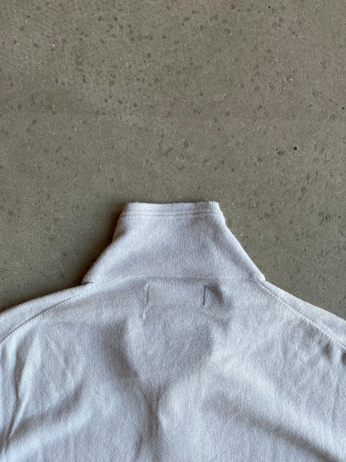 Stone Island Button Up Sweater White