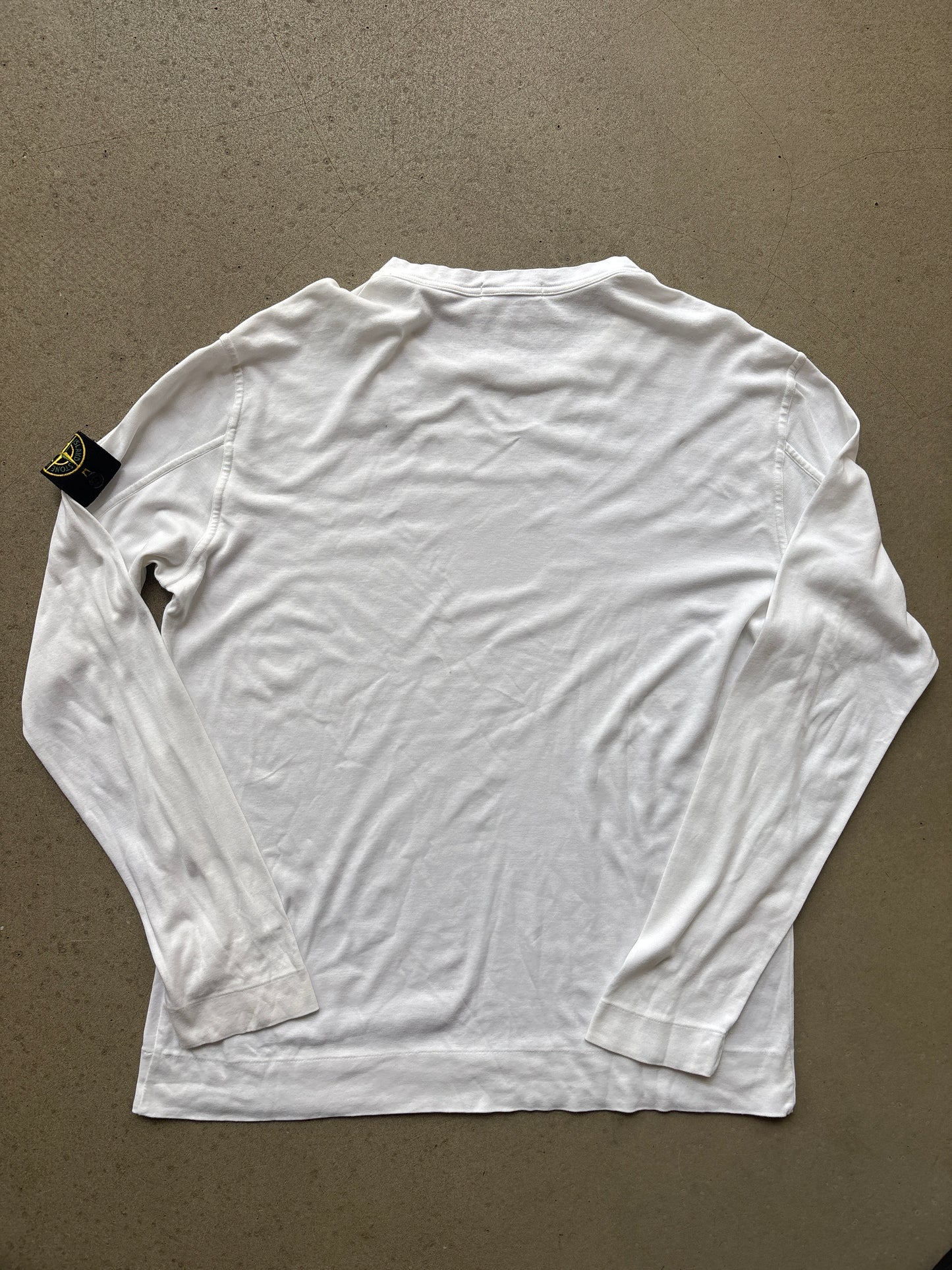 Stone Island Long Sleeve White XXL