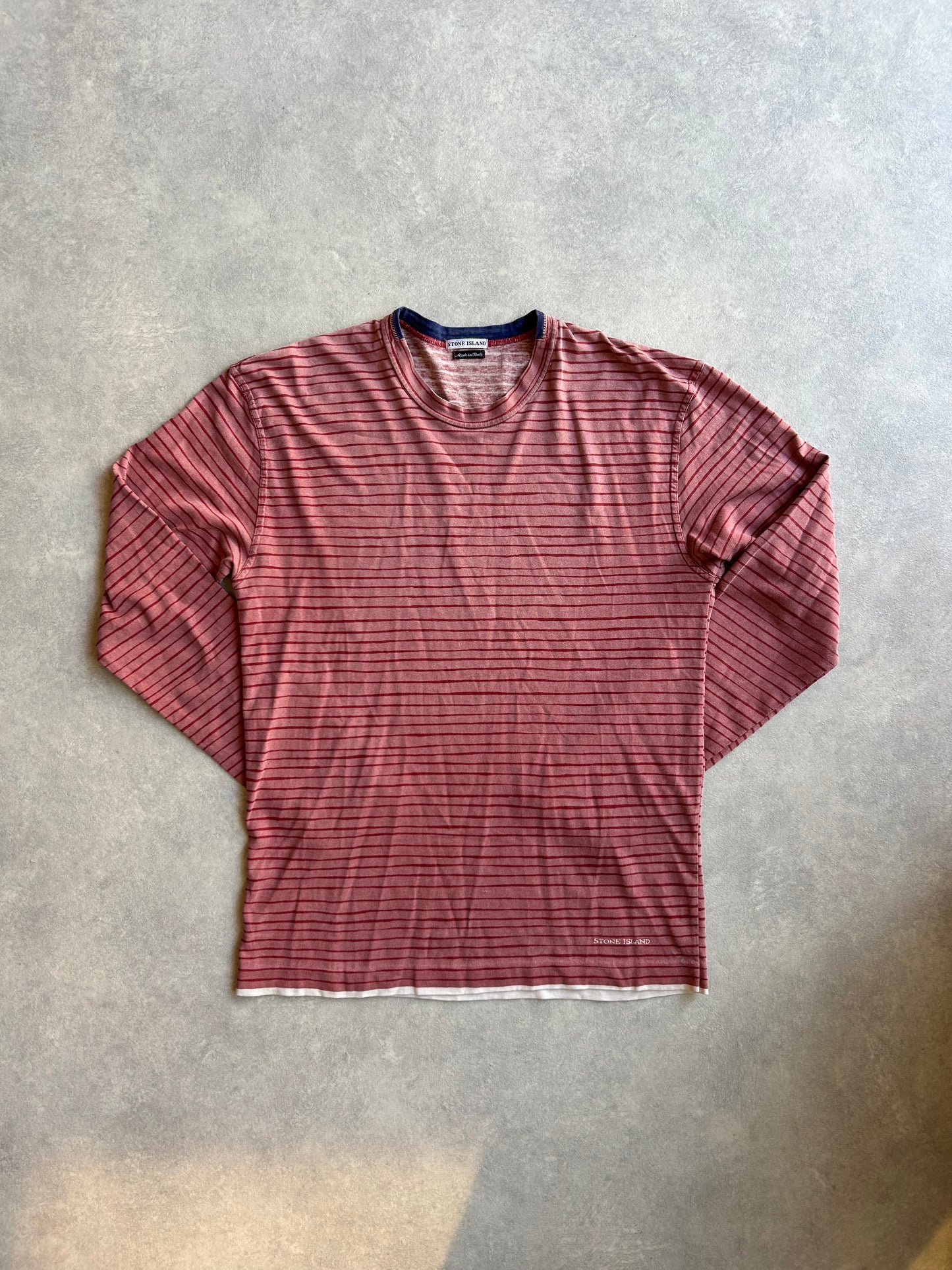 Stone Island Vintage Striped Longsleeve Large