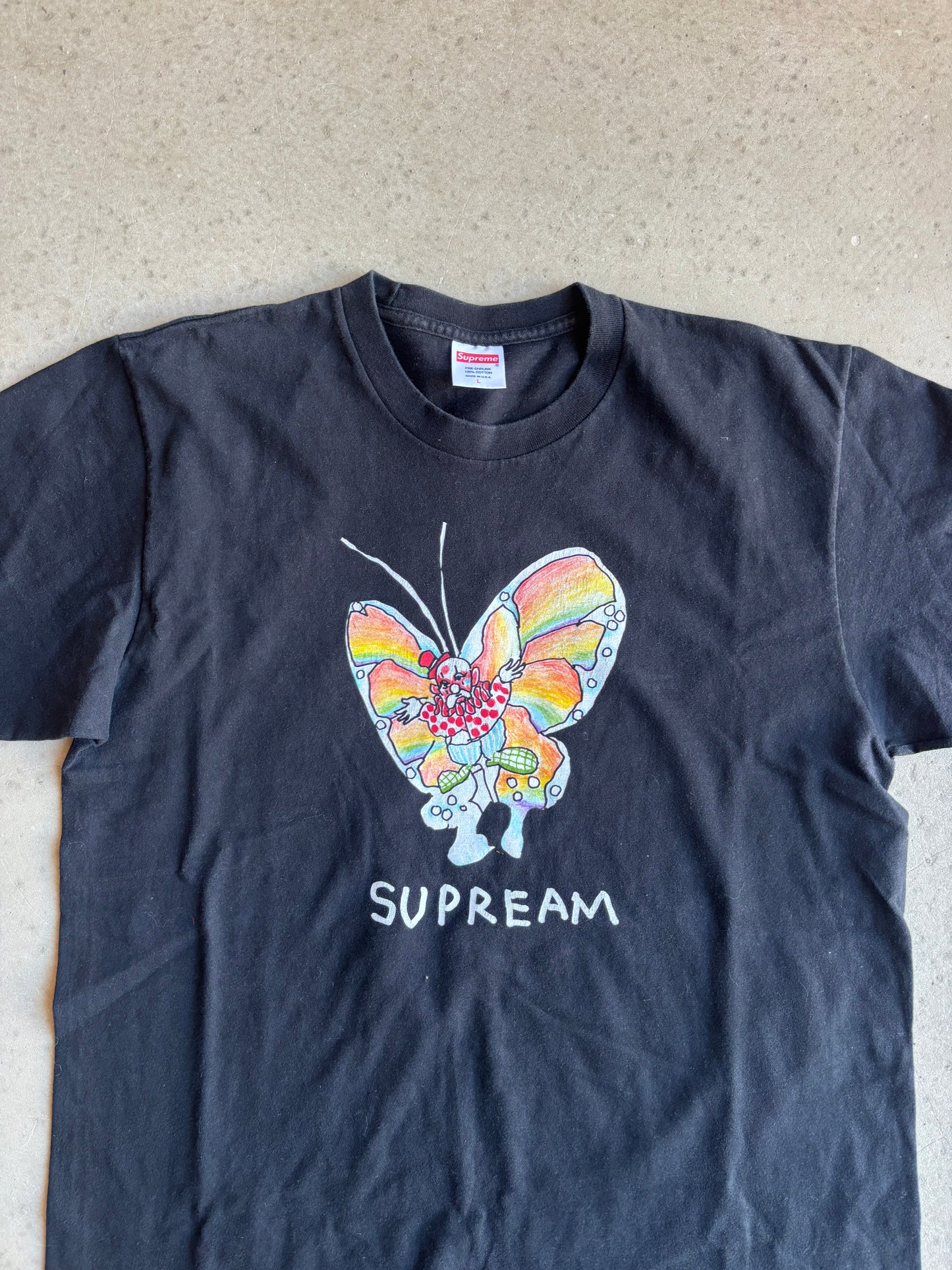 Supreme Gonz Butterfly Tee Black Large