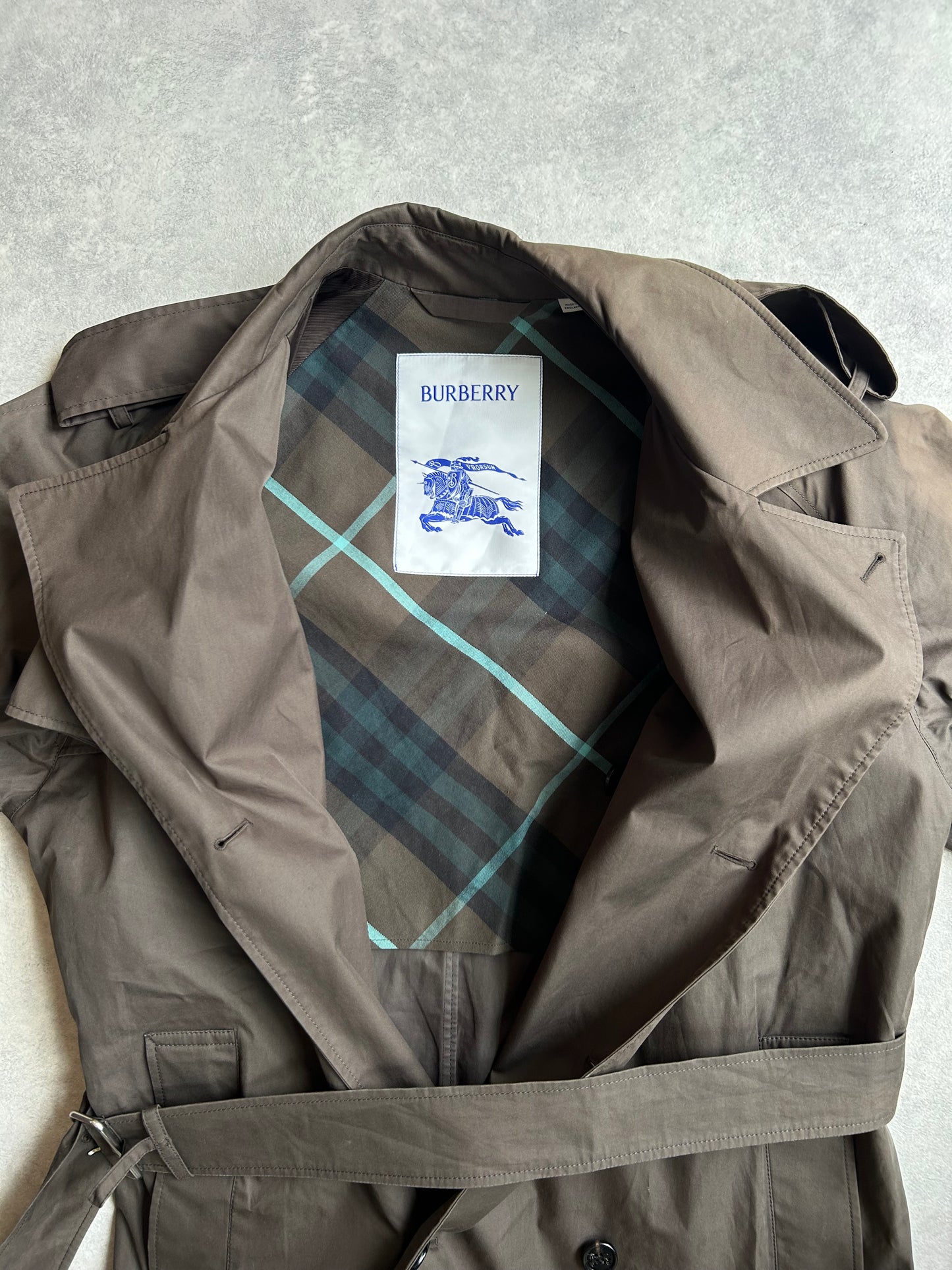 Burberry Chestwood Trench Coat Khaki S/M