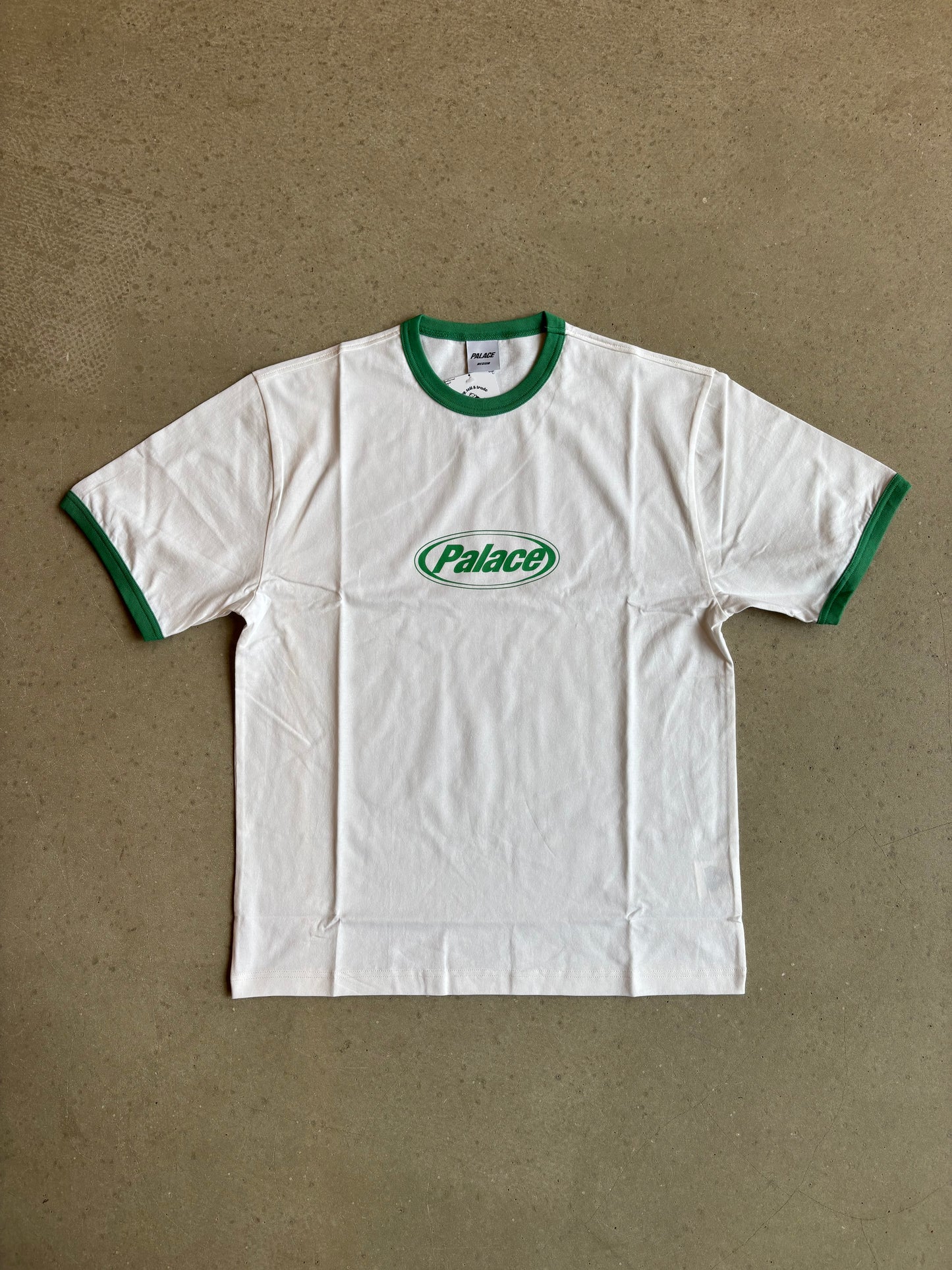 Palace Elipse Ringer T-Shirt White M