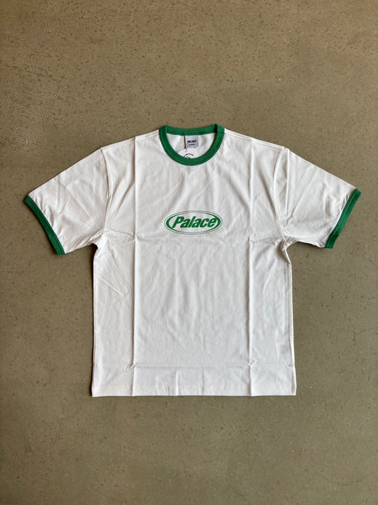 Palace Elipse Ringer T-Shirt White M