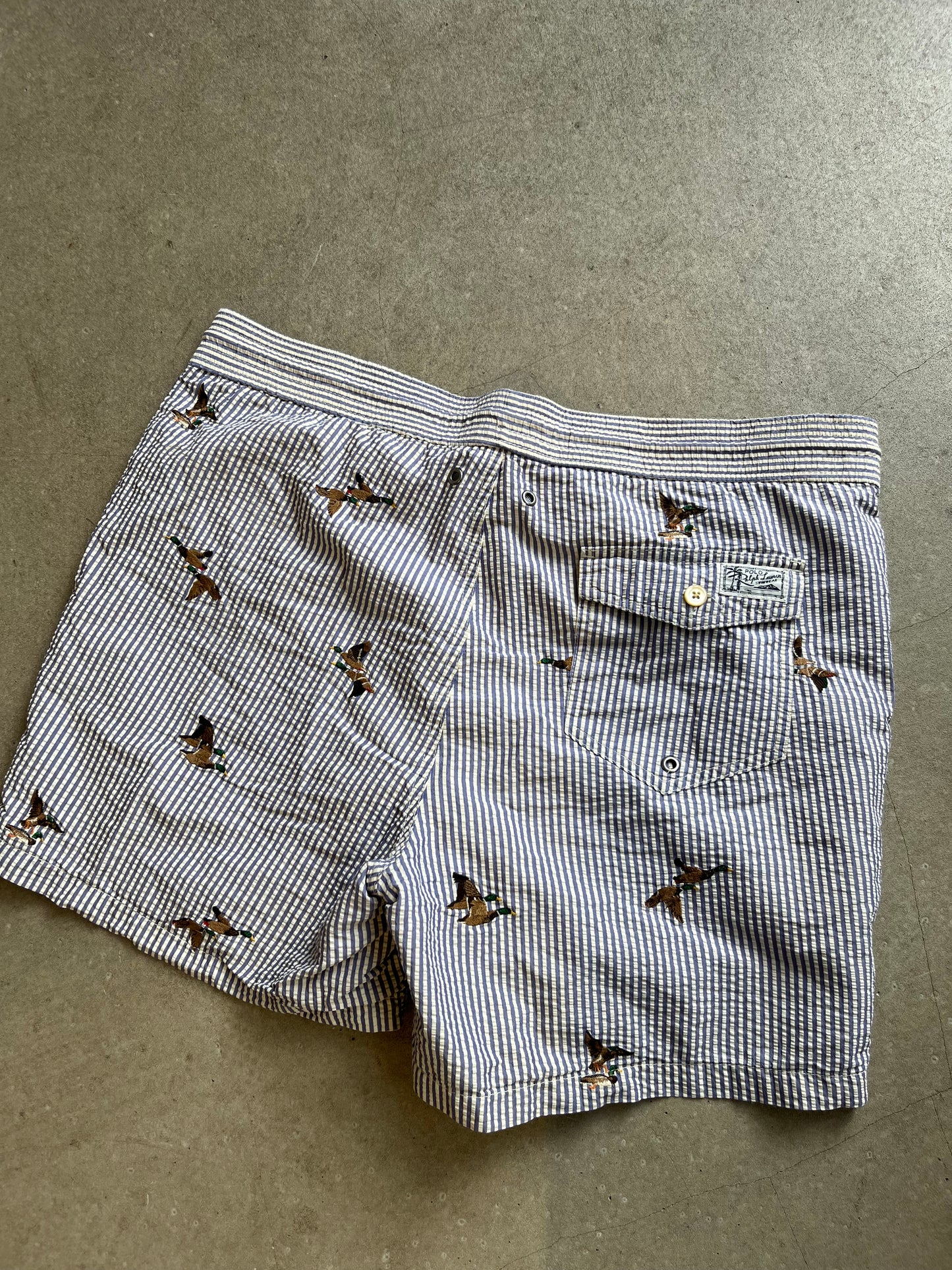 Polo Ralph Lauren Duck Swimming Shorts White Medium