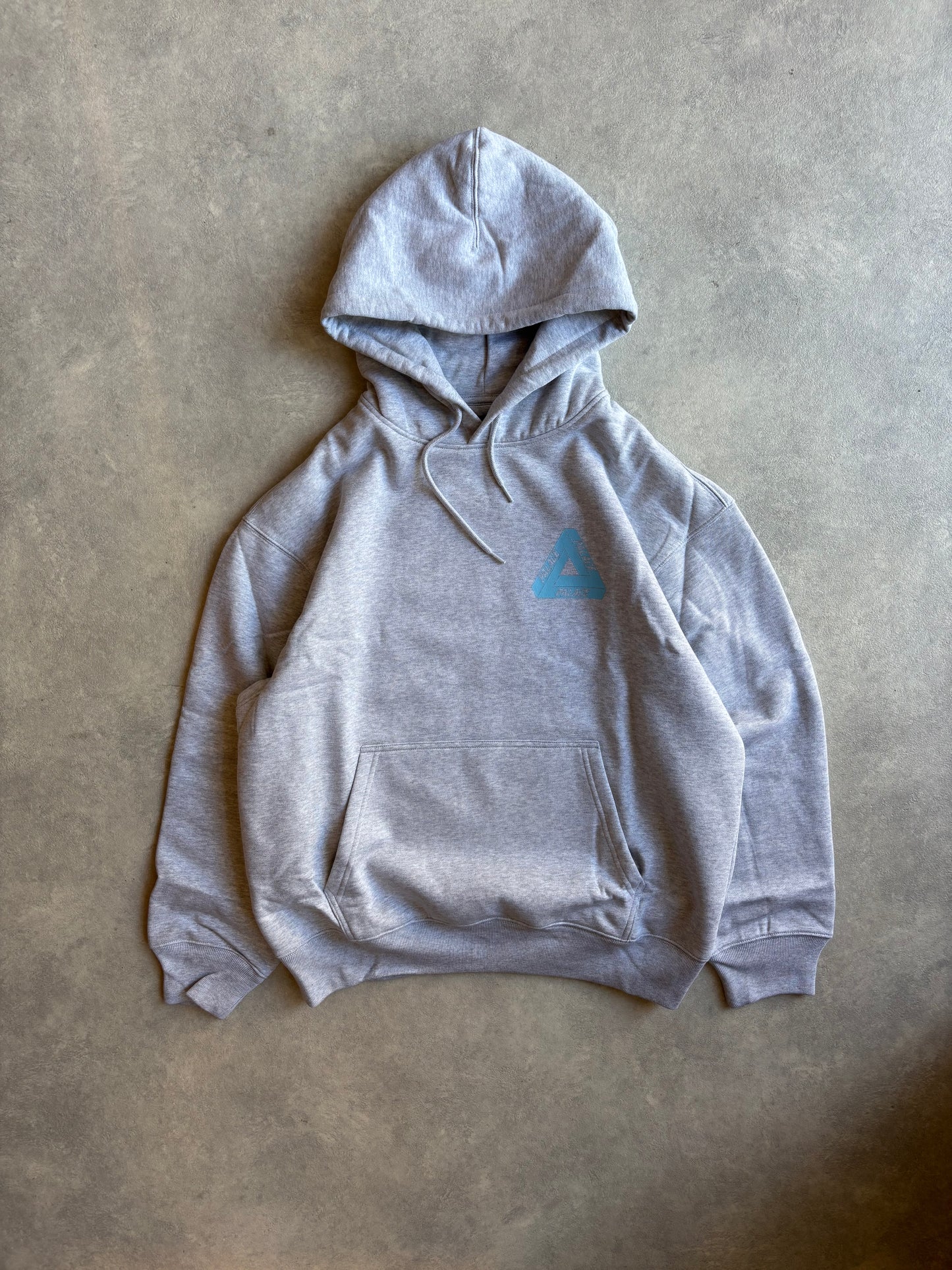 Palace Tri-Ferg Hood Grey Marl