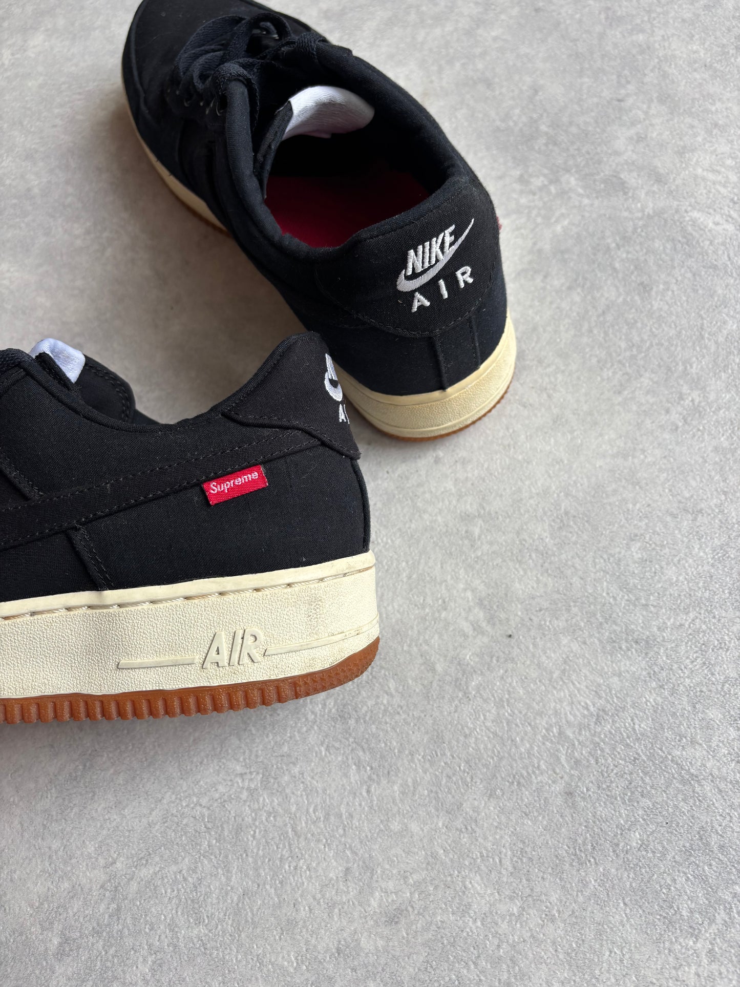 Nike X Supreme Air Force 1 Low Premium '08 Black 44