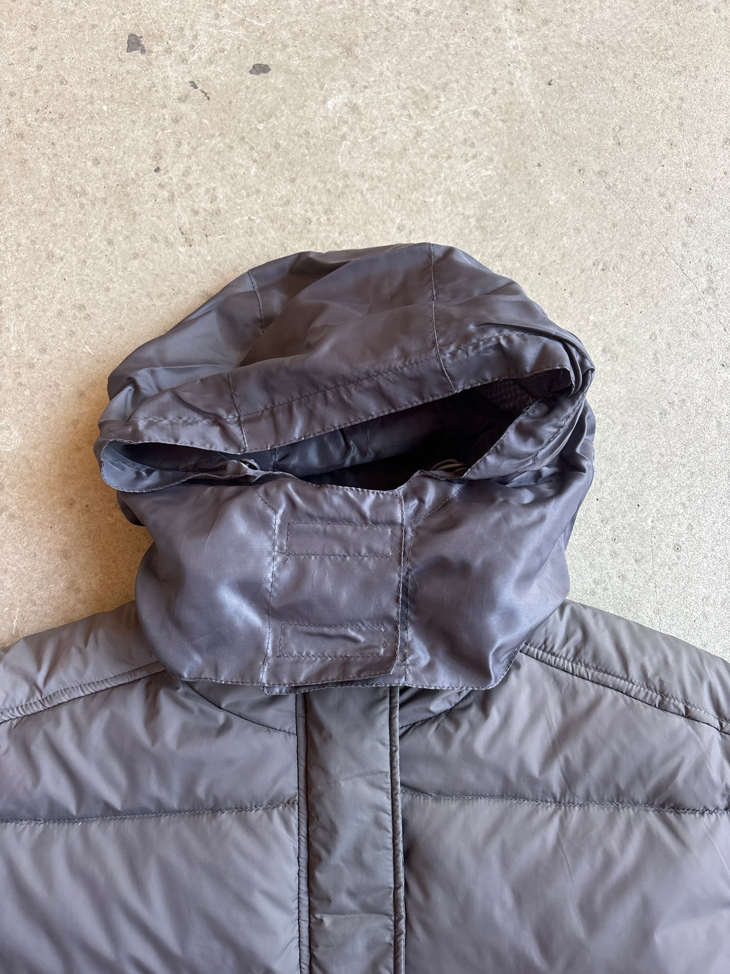 Prada Puffer Jacket Grey M