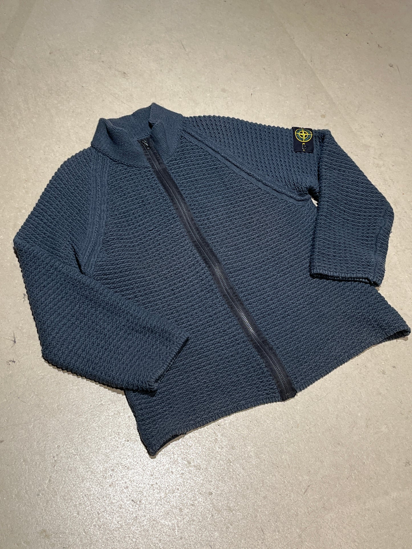 Vintage Stone Island Heavy Knit Grey XXL