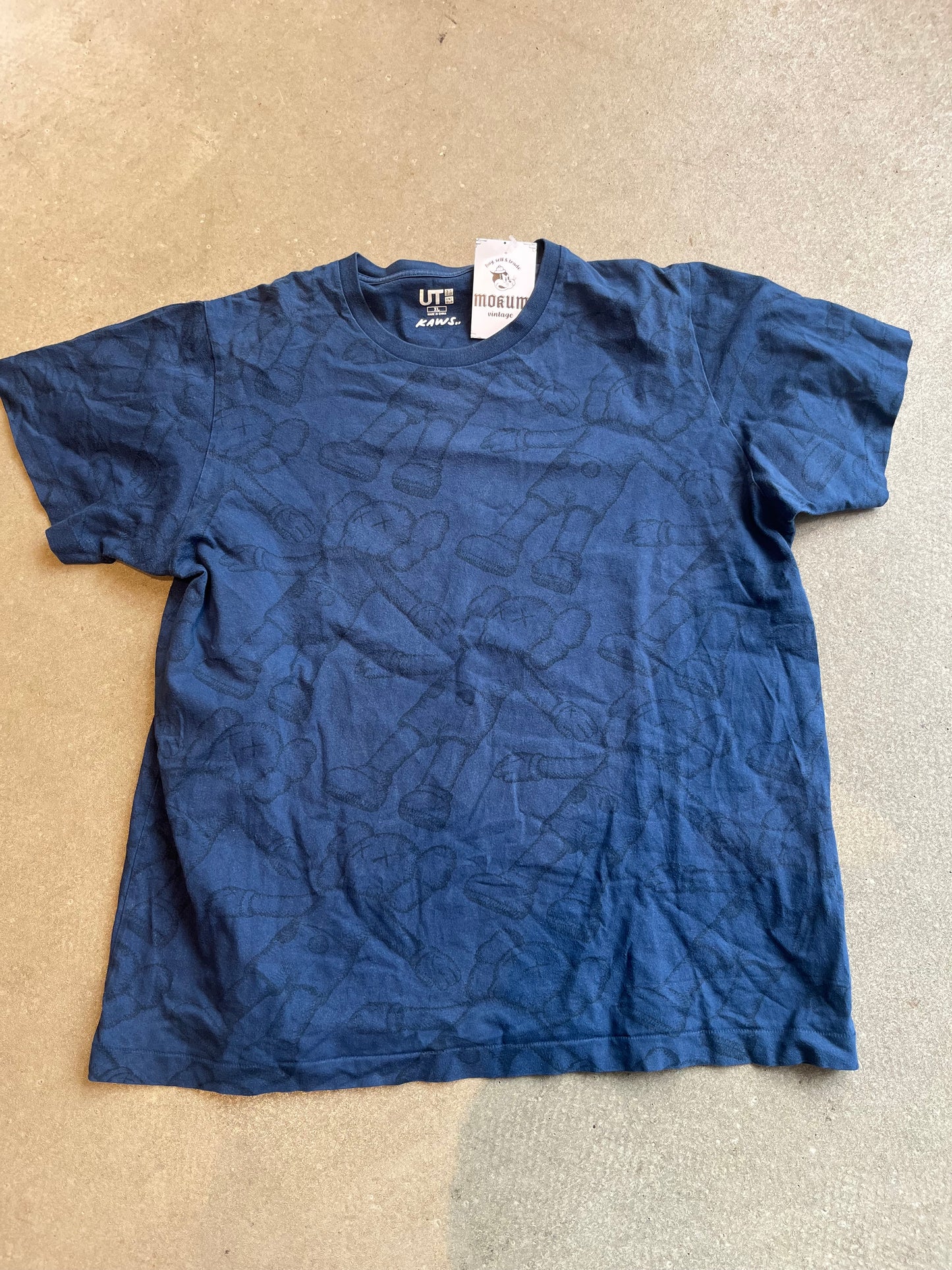 Kaws x Uniqlo Blue XL