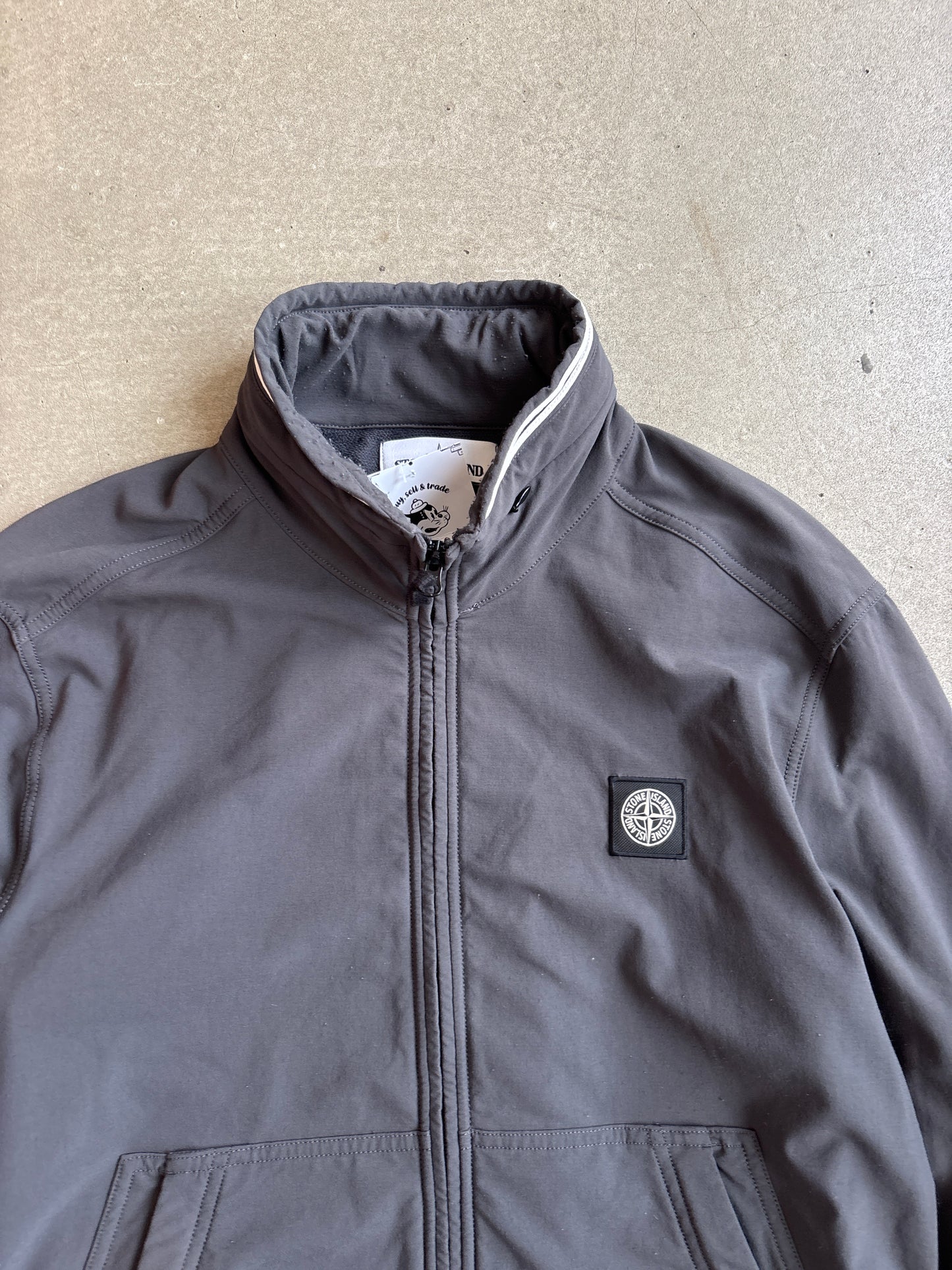 Stone x  Softshell Compass Patch Jacket Grey XL