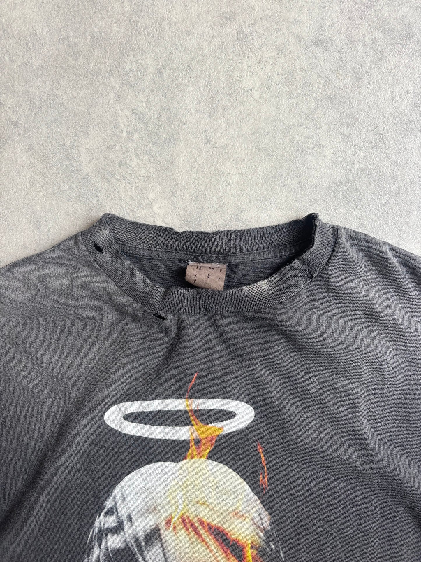 Saint Michael Devil Daddy Distressed T-Shirt
