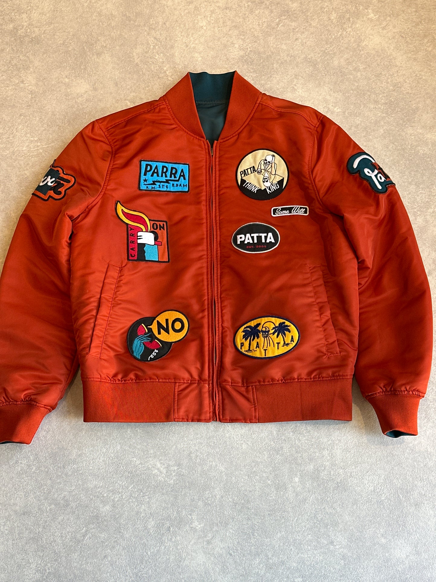 Parra x Patta Bomber Jacket Size Large