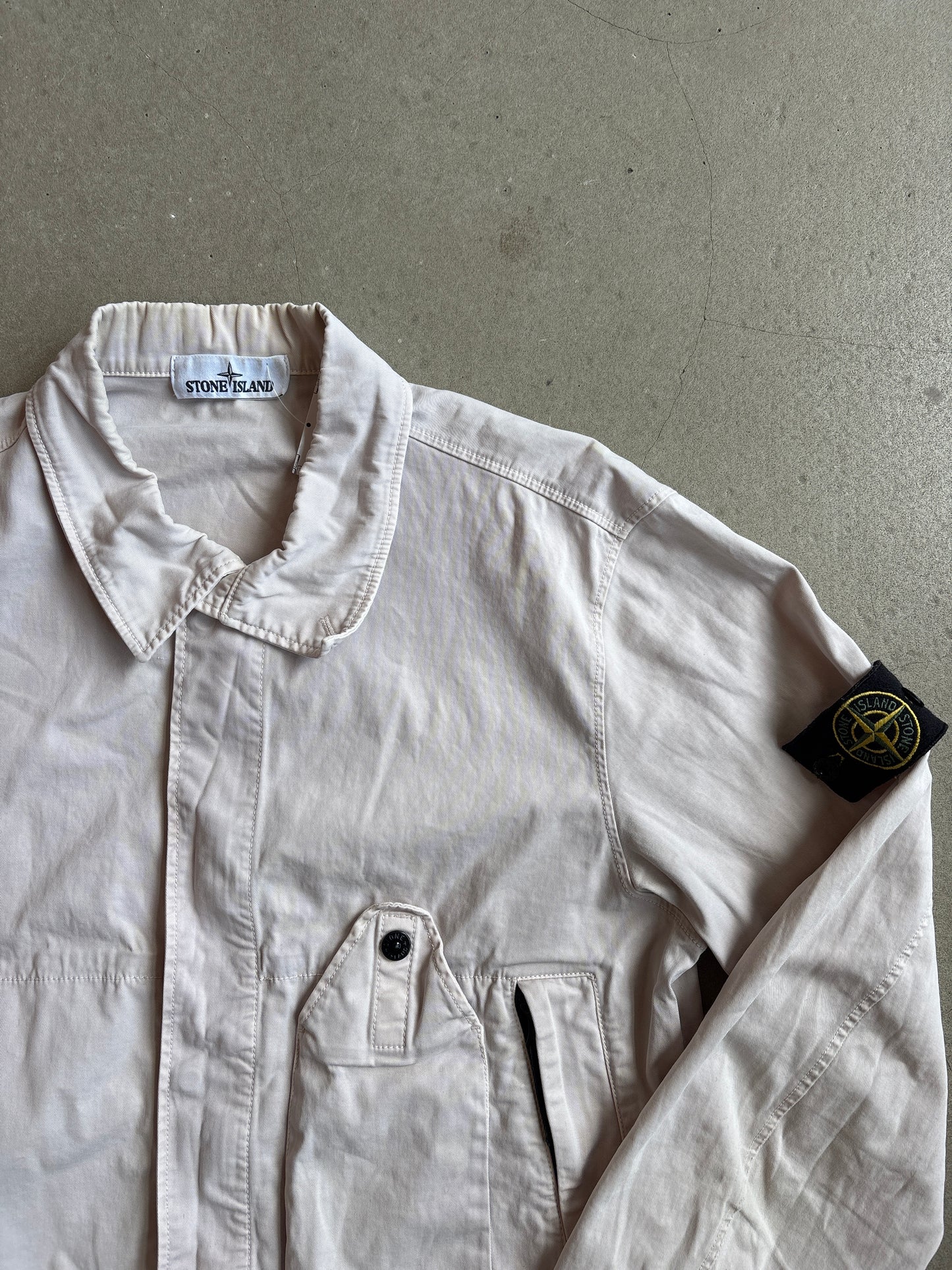 Stone Island Tactical Overshirt Creme Medium
