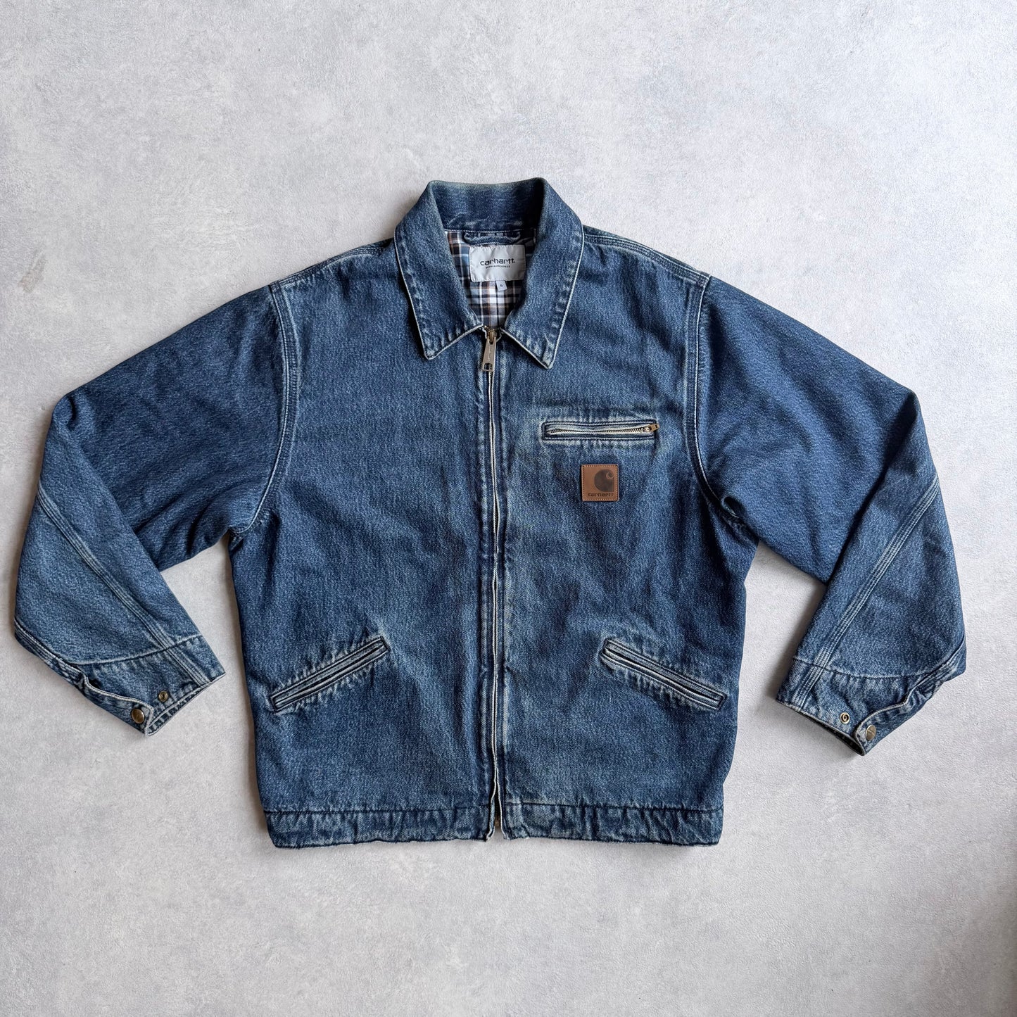 Carhartt Rider Jacket Size S Denim