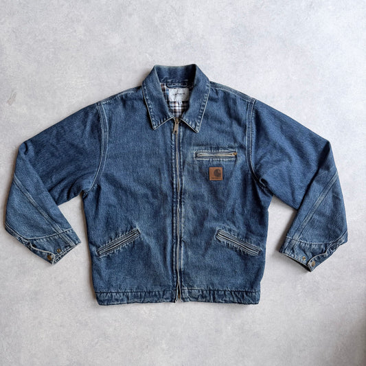 Carhartt Rider Jacket Size S Denim