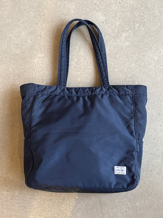 Porter-Yoshida & Co.Cream Blue Tote Bag