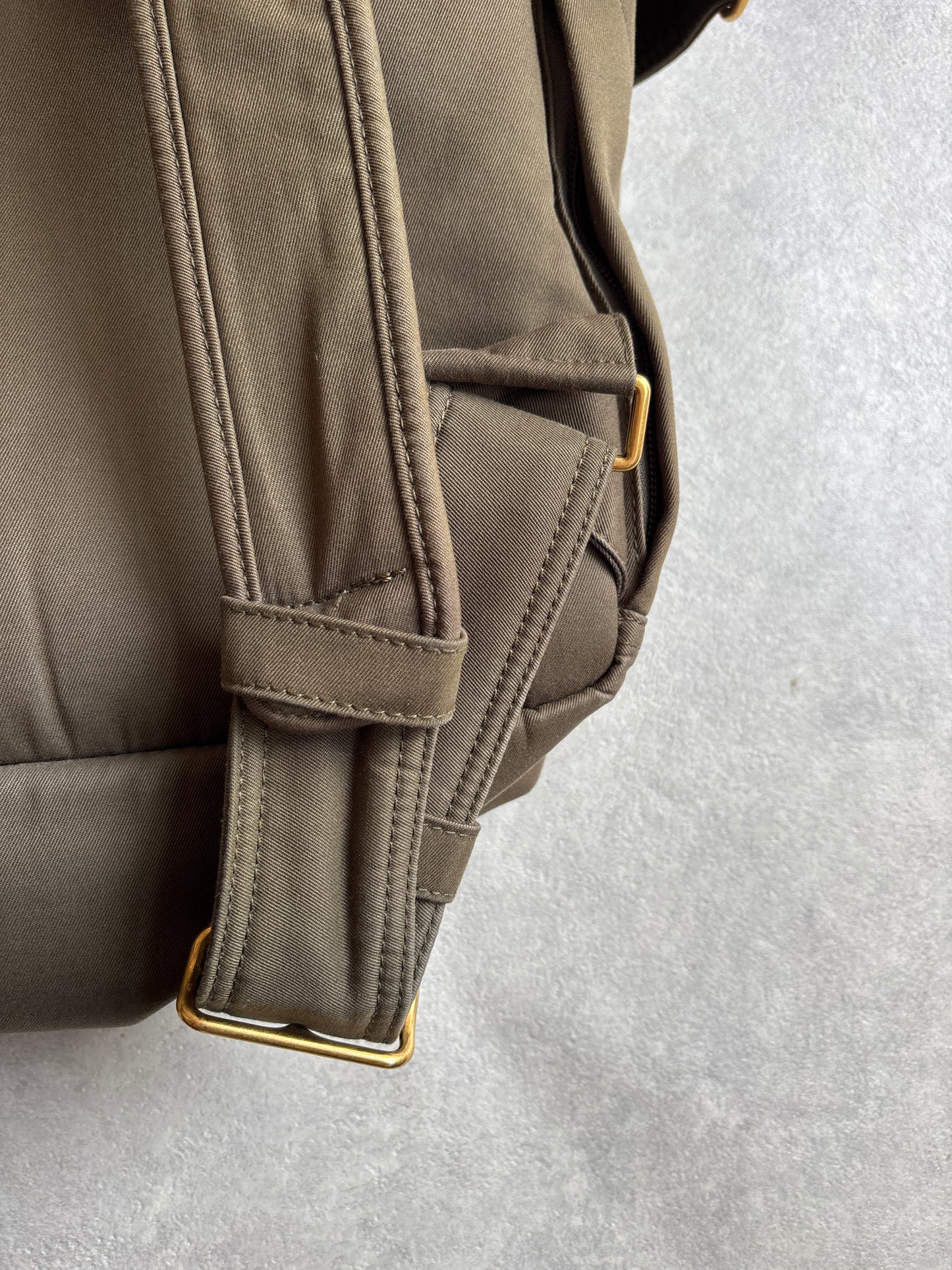 Burberry Olive Trench Backpack