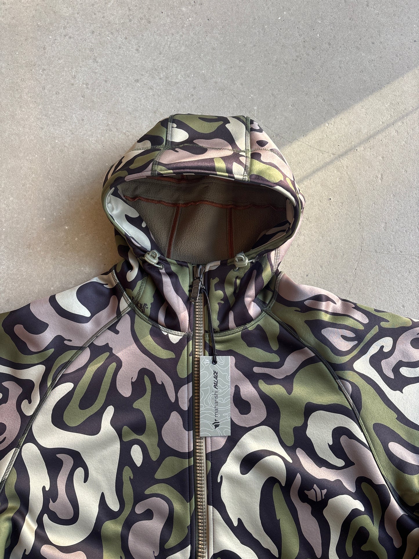 Palace X Maharishi Ninja Soft Shell Jacket Camo XL