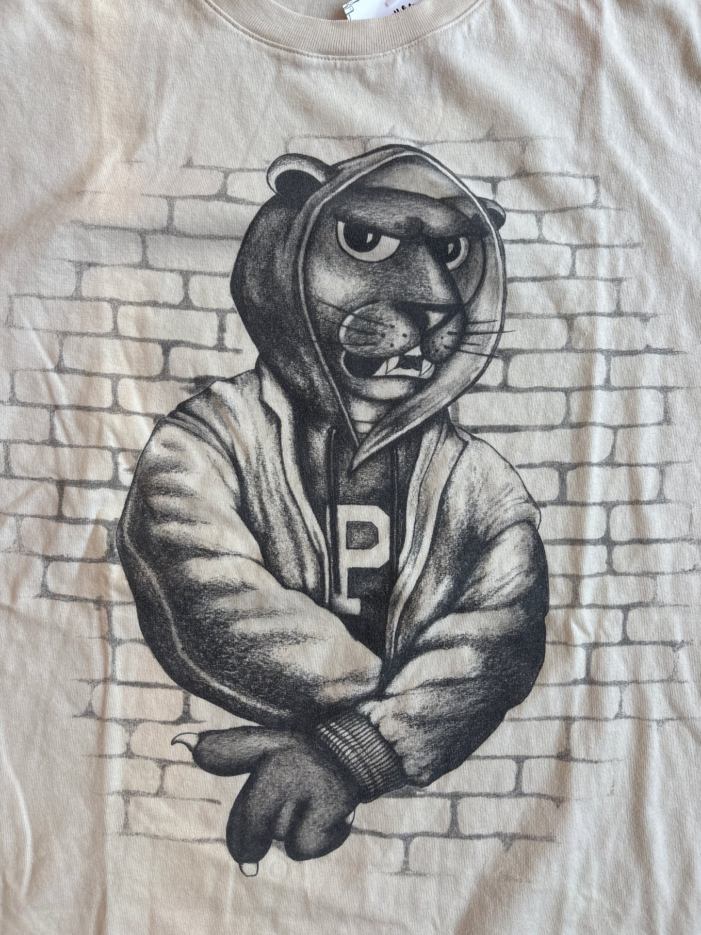 Patta Pencil Panther Tee Beige L