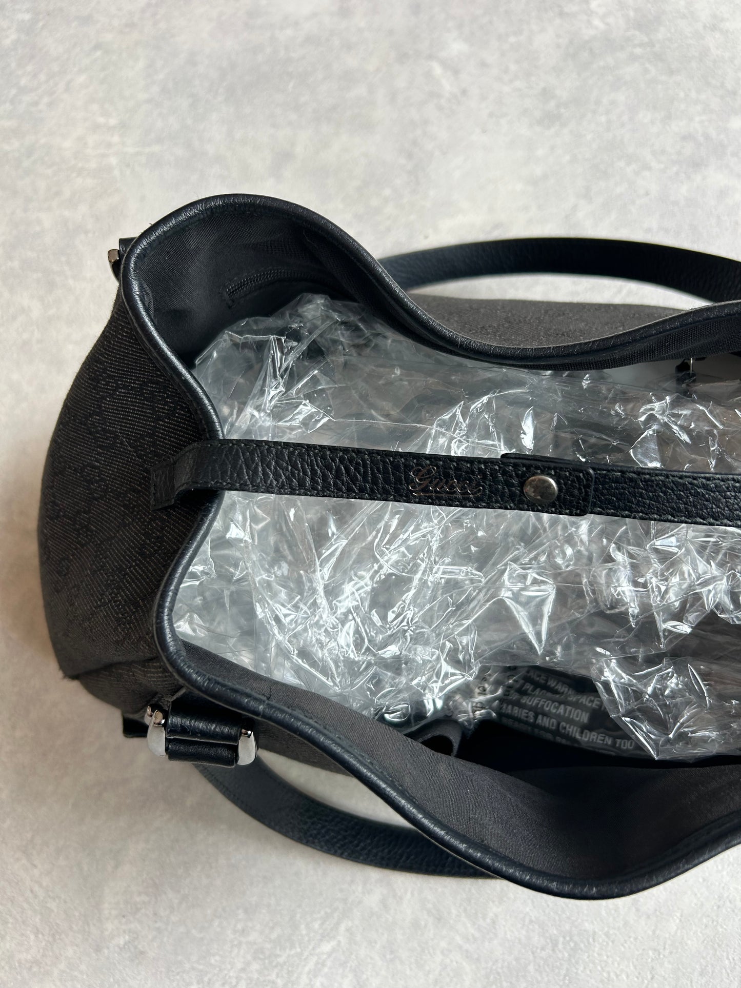 Gucci Abbey Tote Monogram GG Bruin