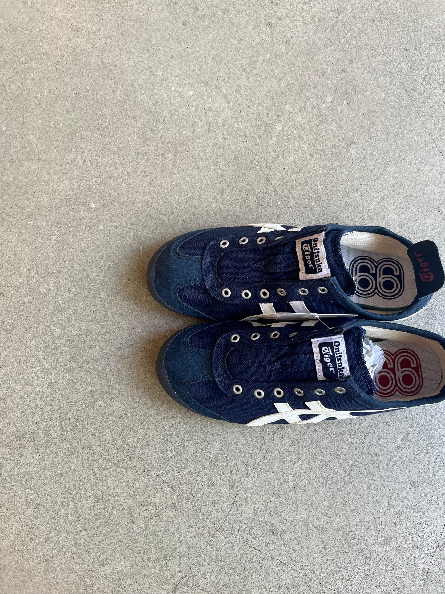 Onitsuka Tiger MEXICO 66 Slip-on Navy 38