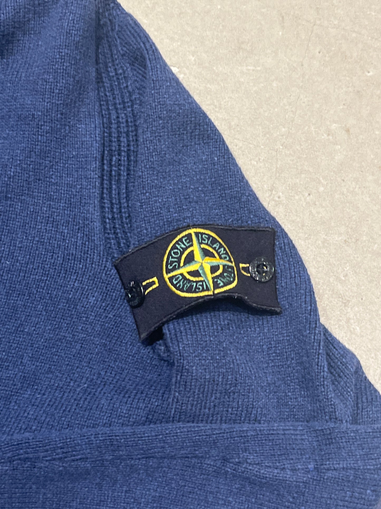 Stone Island Crew Full Zip Blue XL