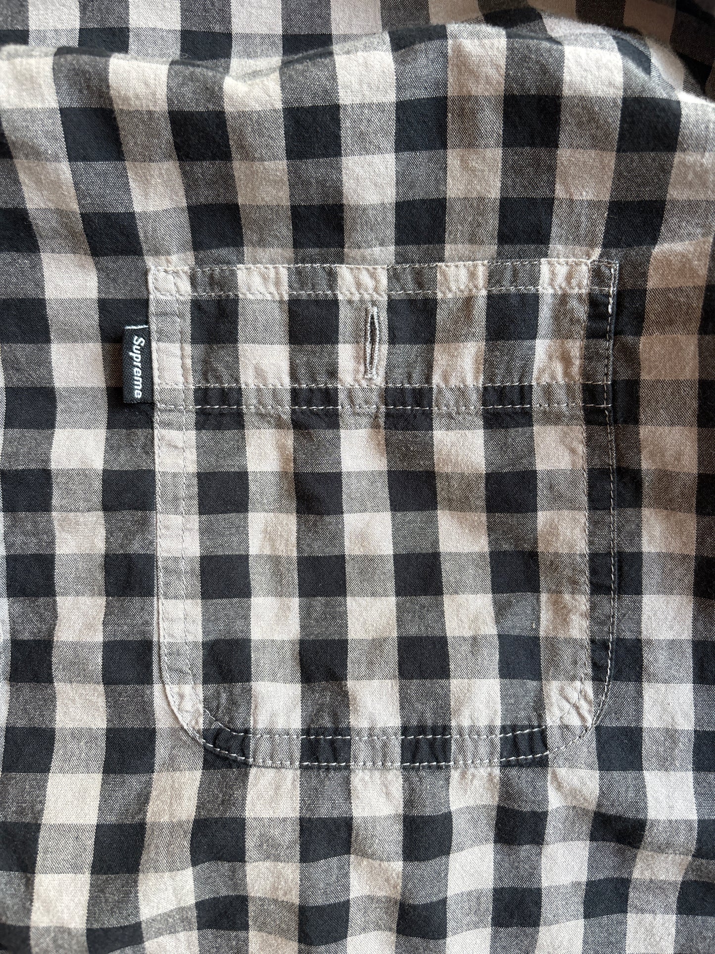 Supreme Gingham Shirt XL