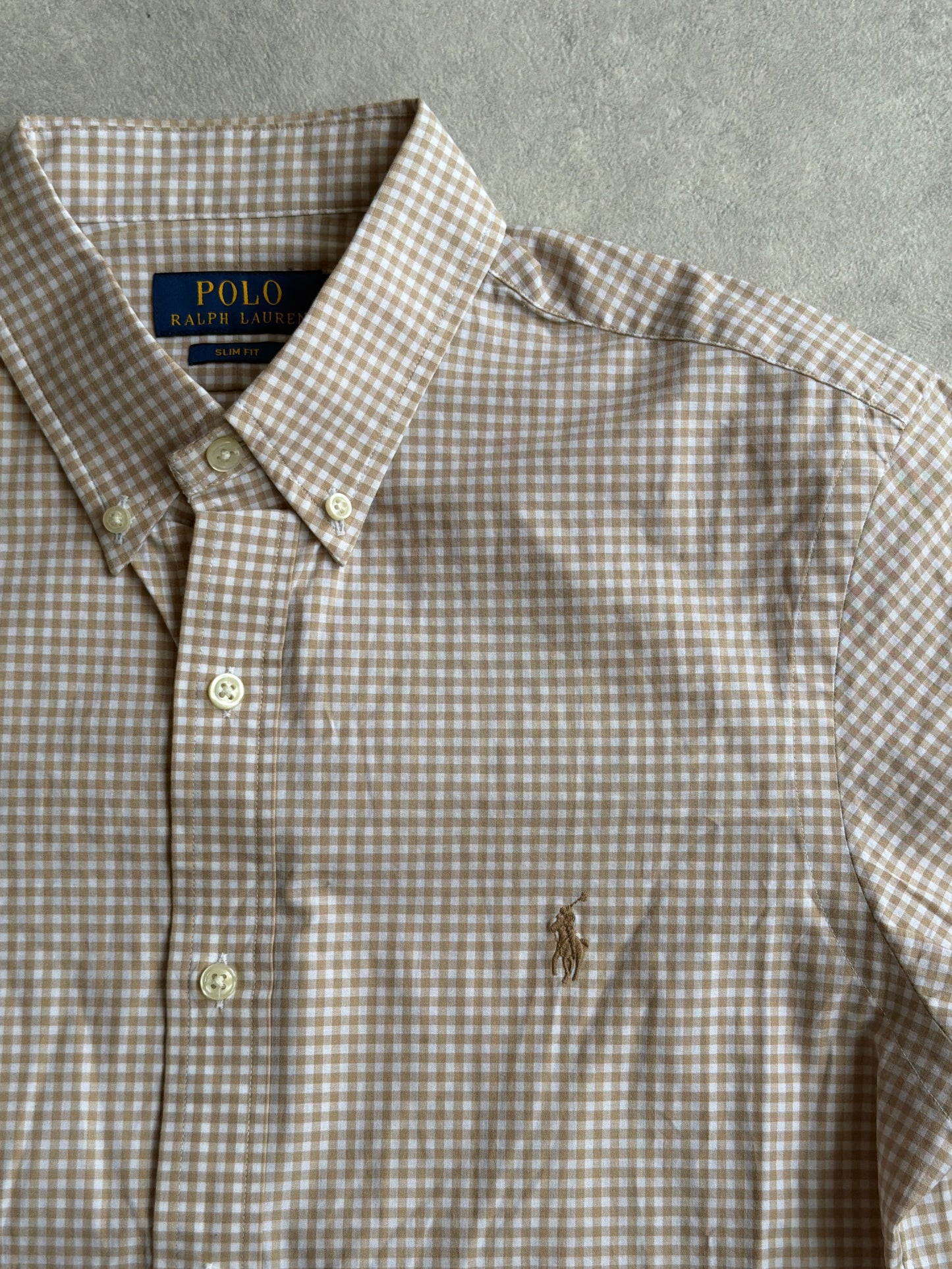 Polo Ralph Lauren Button Up Beige S