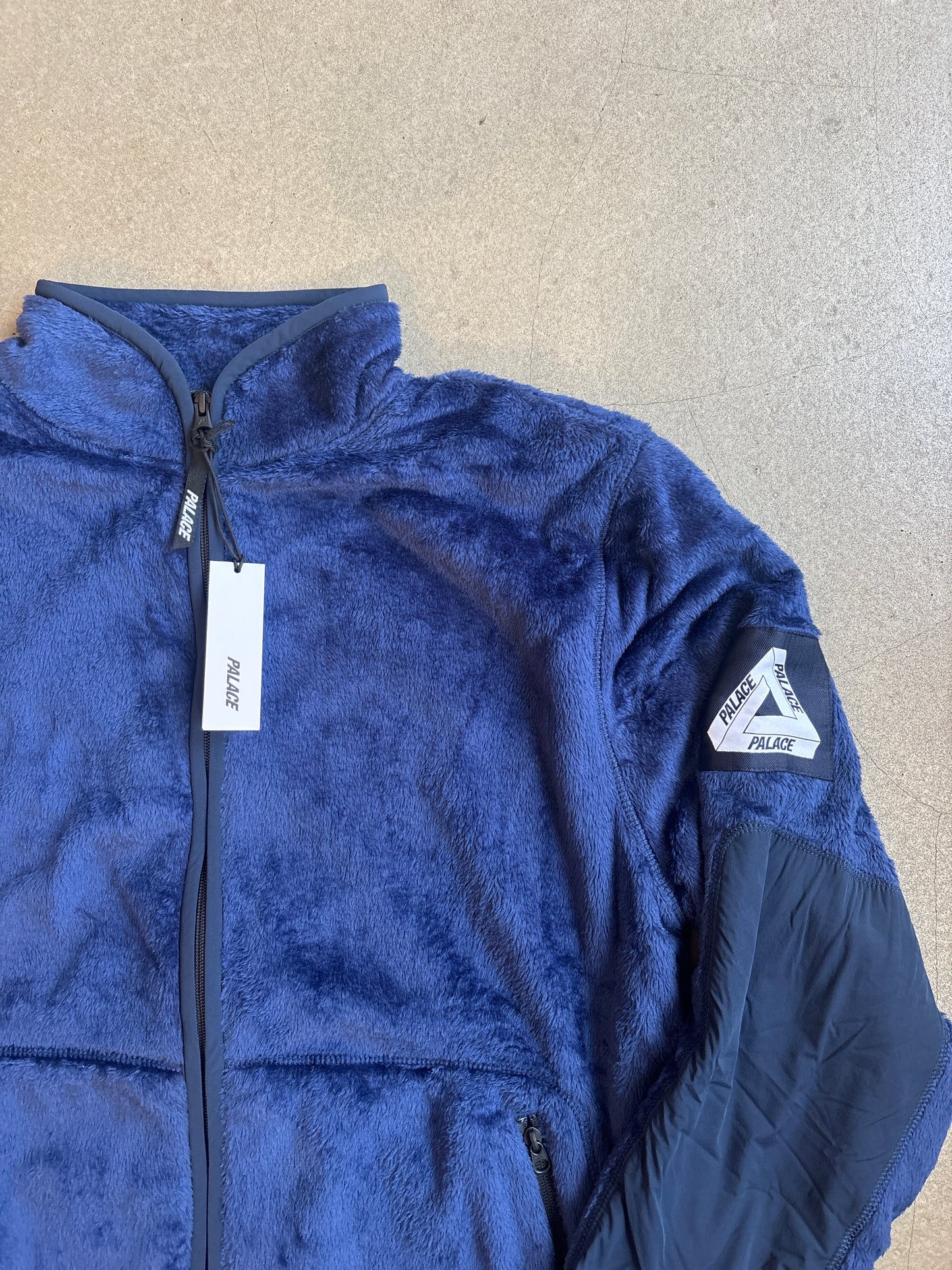 Palace Tech Fleece Funnel Navy XL