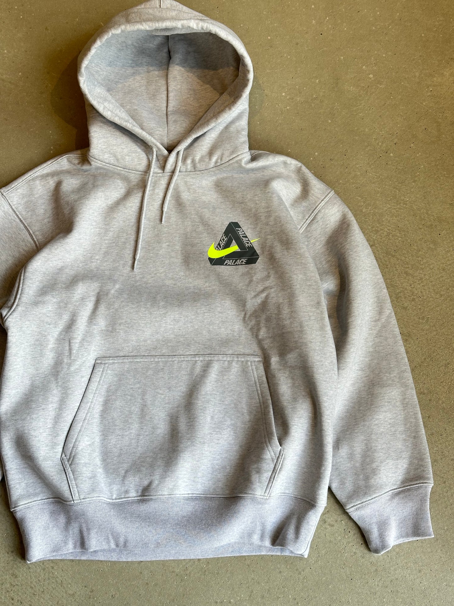 Palace Nike Tri Swoosh Hood Grey Marl Small & Medium