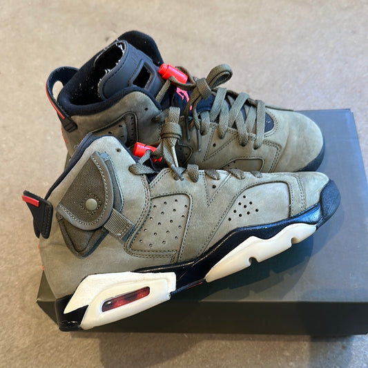 Jordan 6 Retro Travis Scott (GS) Green 37.5