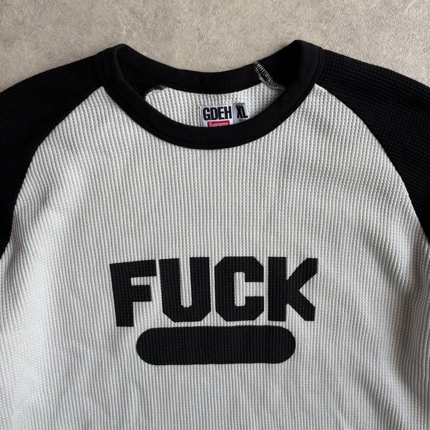 Supreme x Good Enough FUCK Thermal XL