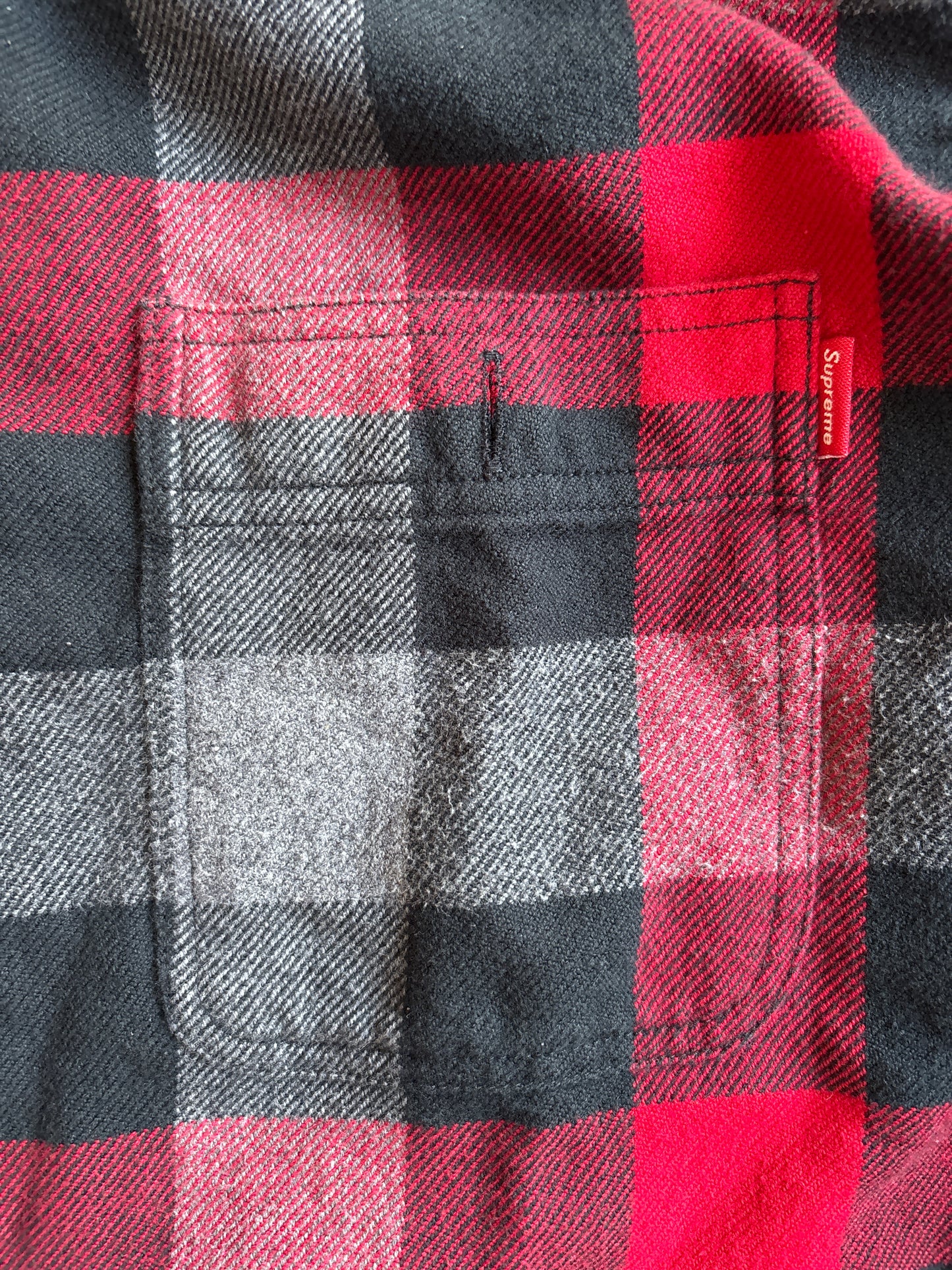 Supreme Plaid Flannel Shirt XL